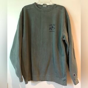 XL Champion Olive Men's Crewneck Sweatshirt